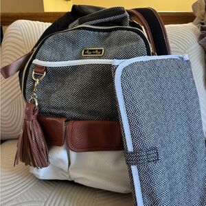 Itzy Ritzy Coffee and Cream Diaper Bag Backpack